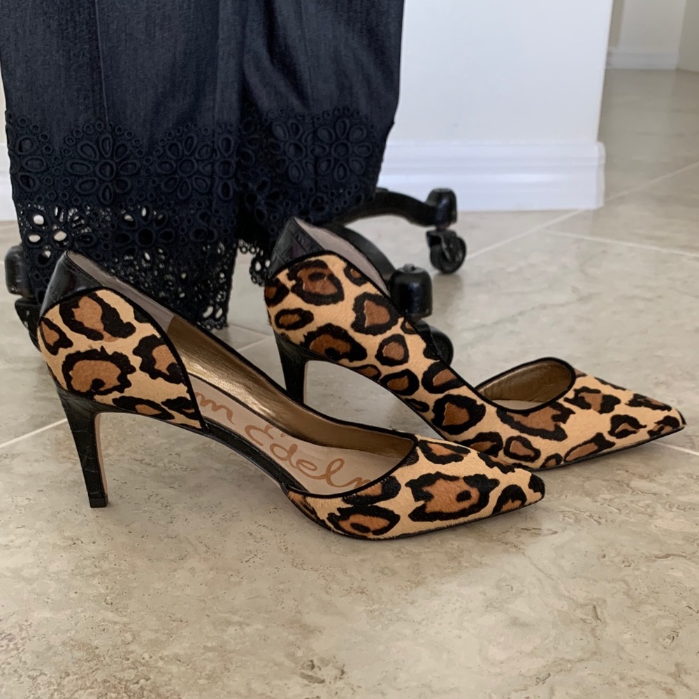 Sam Edelman Leopard Heels